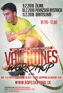 Valentínske rope skipping workshopy po Slovensku